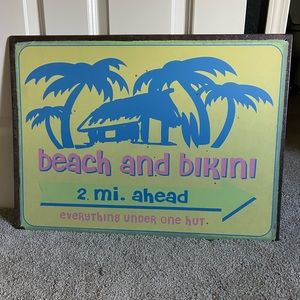 Pottery Barn Metal Sign 18x24